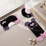 Black Cat Bathmat